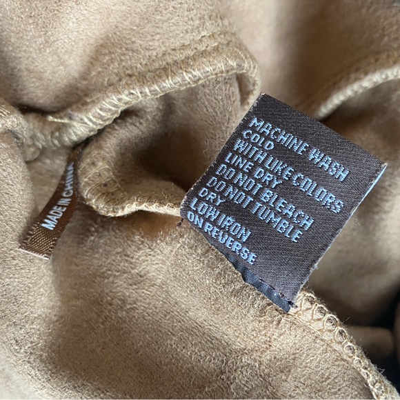 J. MCLAUGHLIN Hazelnut Lori Faux Suede Legging Brown Size Large Pants NWT - Picture 11 of 16